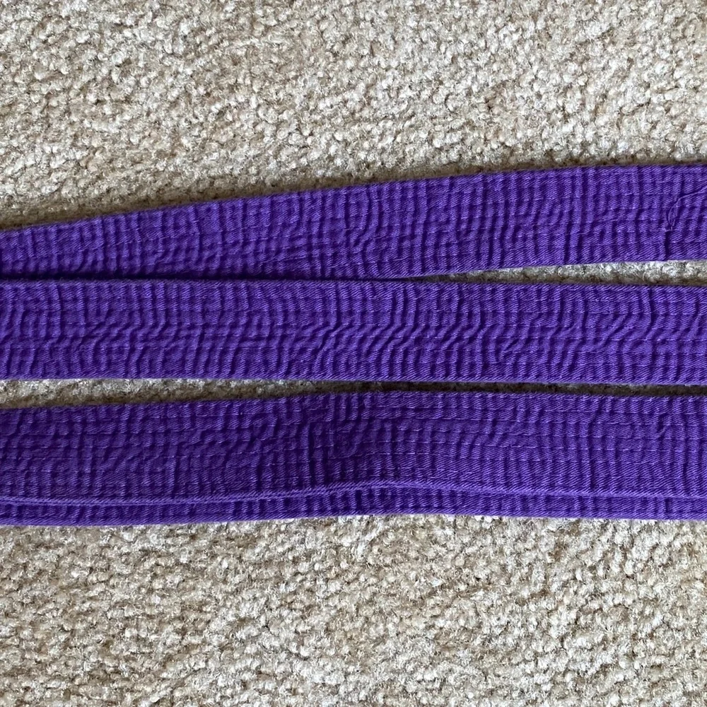 KI International Purple KIDS Karate Belt Martial Arts, size 1